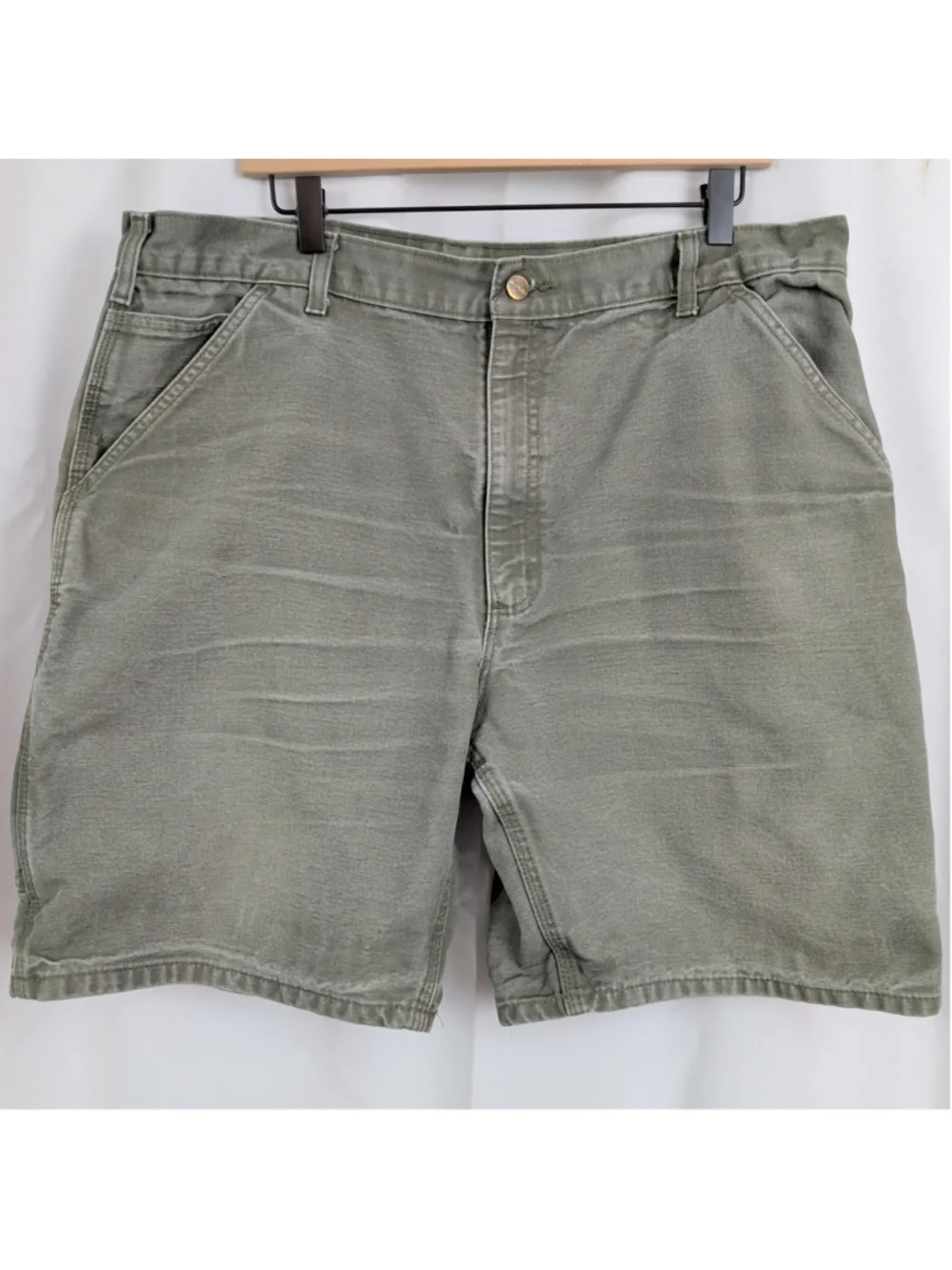 Carhartt B25 Moss Green Canvas Shorts